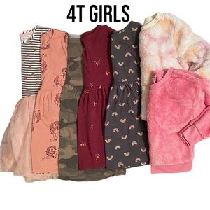 4T dresses and cozy tops